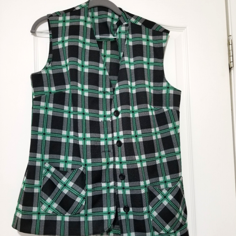 Vintage pant and vest set